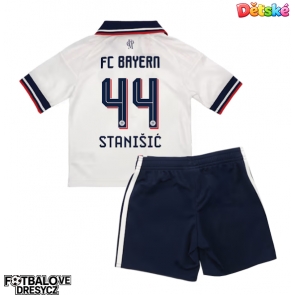 Bayern Munich Josip Stanisic #44 Dětské Venkovní dres komplet 2026-27 Krátký Rukáv (+ trenýrky)